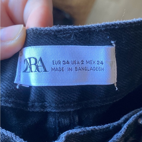 NWT Zara jeans black - Picture 7 of 8